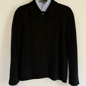 ESCADA Elegant Black Cape Jacket